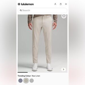 Lululemon ABC Slim-Fit Trouser 36x34